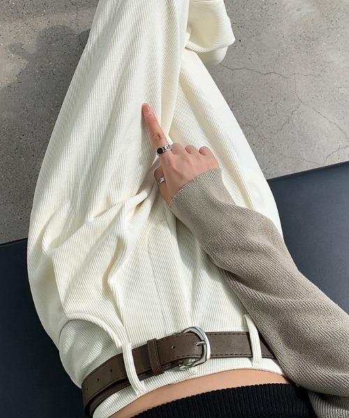 cammie(キャミー)の「ウエストタックワイドパンツ(その他パンツ・レディース・ベージュ/オフホワイト・M/L)」の4枚目の写真