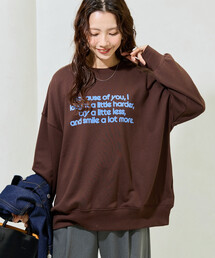 FREAK'S STORE | 限定展開 フロッキー ロゴ プリント 裏毛 スウェット(スウェット)