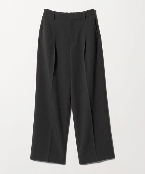 ポリエステルブレンド バックゴムストレートパンツ（スラックス