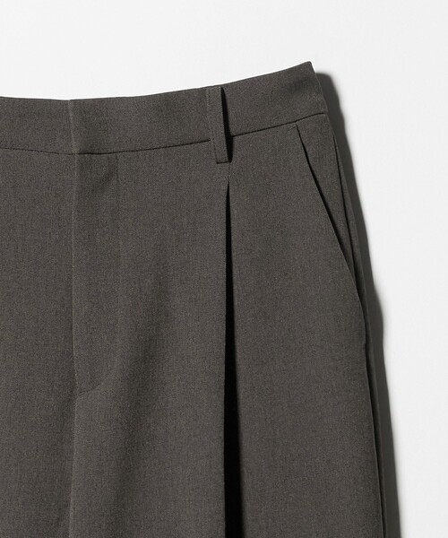 【美品】BEAUTY&YOUTH UNITED ARROWS ストレートパンツ セール】ポリエステルブレンド バックゴムストレートパンツ