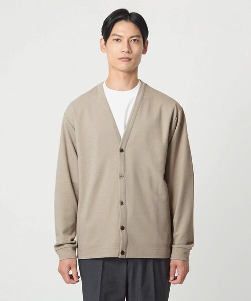 green label relaxing（グリーンレーベルリラクシング）の「ハニカム カーディガン（カーディガン/ボレロ・メンズ・ブラック/ベージュ・XL/L/M/S）」の17枚目の写真