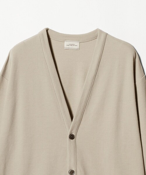 green label relaxing（グリーンレーベルリラクシング）の「ハニカム カーディガン（カーディガン/ボレロ・メンズ・ブラック/ベージュ・XL/L/M/S）」の6枚目の写真
