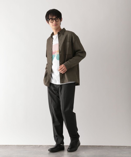 GLOBAL WORK（グローバルワーク）の「アーバンデニムシャツ/452310（シャツ/ブラウス・メンズ・ブラウン/ネイビー・SMALL/MEDIUM/LARGE/X-LARGE）」の16枚目の写真