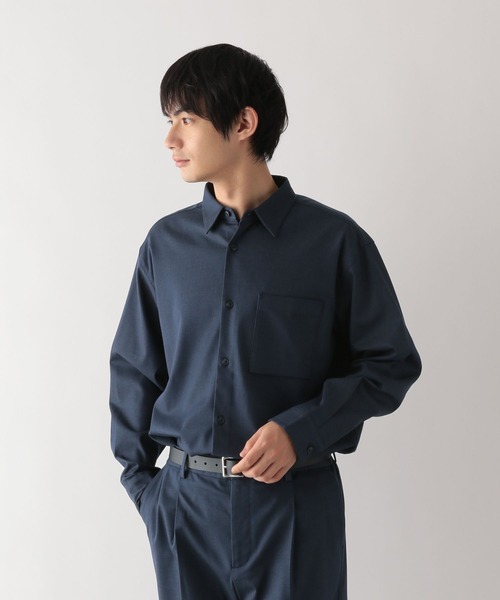 GLOBAL WORK（グローバルワーク）の「アーバンデニムシャツ/452310（シャツ/ブラウス・メンズ・ブラウン/ネイビー・SMALL/MEDIUM/LARGE/X-LARGE）」の22枚目の写真