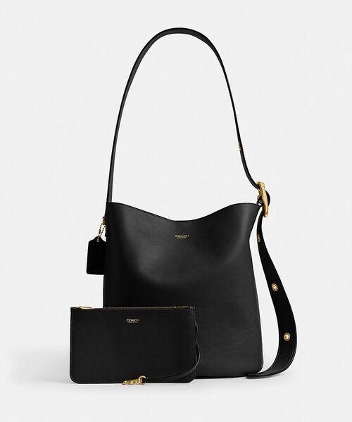 COACH（コーチ）の「ブリーカー バケット バッグ（ショルダーバッグ・レディース・ブラック系その他・ONE）」の4枚目の写真