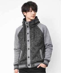 JEMORGAN（ジェーイーモーガン）の「【JEMORGAN / ジェーイーモーガン】ニットフリースボリュームネックジップハイ（カーディガン/ボレロ）」