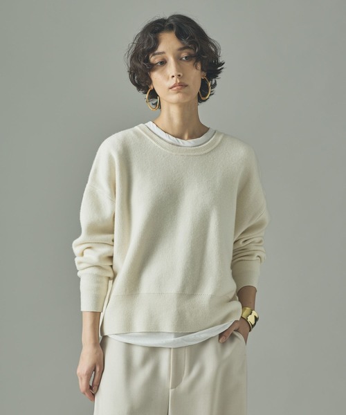 【美品】Curensology(カレンソロジー)カシミヤニット Curensology(カレンソロジー)/テープヤーンニットプルオーバー