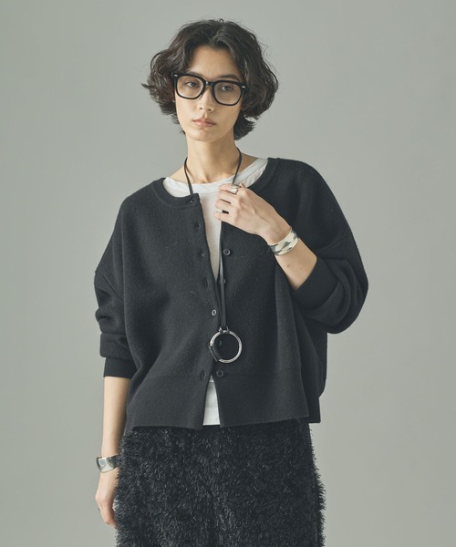 Curensology ブラック　メッシュカーディガン Curensology ブラック メッシュカーディガン メッシュ