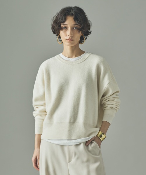 【しきママさま】美品 カレンソロジー 2wayニットプルオーバー Curensology(カレンソロジー)/ウールカシミヤ2WAYプルオーバー