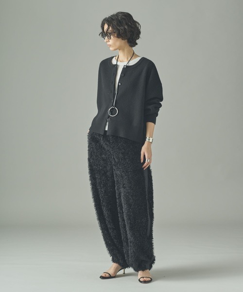 Curensology(カレンソロジー)の「Curensology(カレンソロジー)/ウールカシミヤ2WAYプルオーバー(カーディガン/ボレロ・レディース・ブラック/グレー/レッド/クリーム/ホワイト系その他/ライトピンク・FREE)」の17枚目の写真