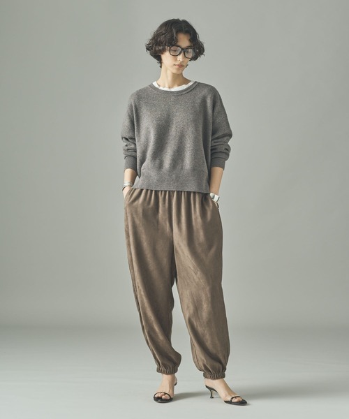 【美品】カレンソロジー　2025aw ウールカシミヤ2WAYプルオーバー セール】Curensology(カレンソロジー)/ウールカシミヤ2WAYプルオーバー