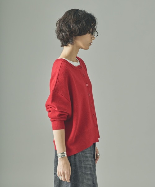 【美品】curensology 今期　フォックスカシミヤアシメトリープルオーバー セール】Curensology(カレンソロジー)/カシミヤプルオーバー