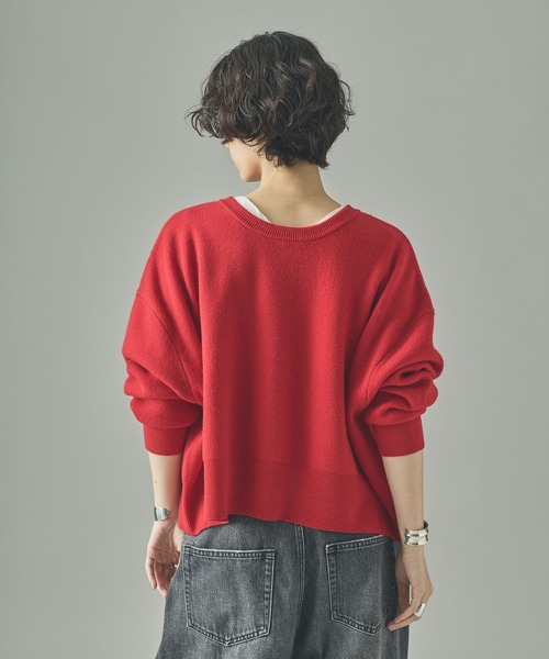 セール】Curensology(カレンソロジー)/ウールカシミヤ2WAYプルオーバー