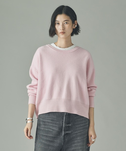 セール】Curensology(カレンソロジー)/ウールカシミヤ2WAYプルオーバー