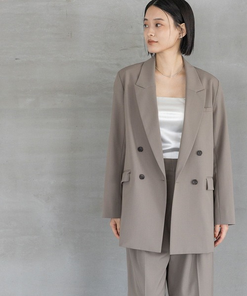 セール】【セットアップ対応】ハンサムダブルジャケット（テーラード