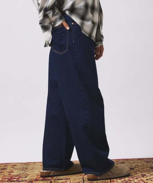 JOURNAL STANDARD デニム クラフト デニム ワイド ストレート パンツ（デニムパンツ