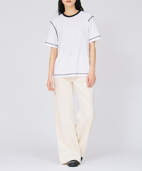 HANES(ヘインズ)の「【Hanes】dodojean 百々千晴さんコラボレーション リバーシブルTシャツ(Tシャツ/カットソー・レディース・レッド/ホワイト/ブラック・M)」の18枚目の写真