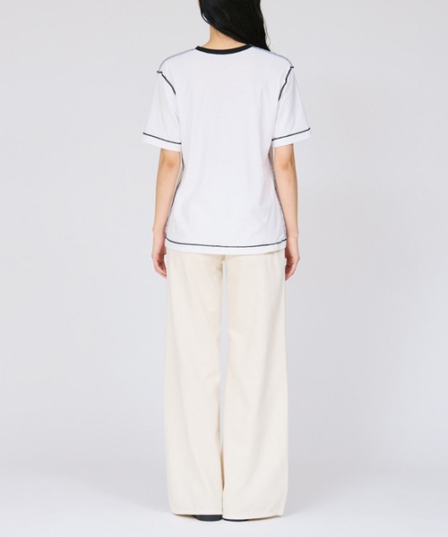 HANES(ヘインズ)の「【Hanes】dodojean 百々千晴さんコラボレーション リバーシブルTシャツ(Tシャツ/カットソー・レディース・レッド/ホワイト/ブラック・M)」の19枚目の写真