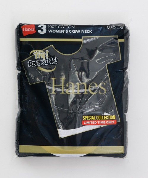 HANES(ヘインズ)の「【Hanes】dodojean 百々千晴さんコラボレーション リバーシブルTシャツ(Tシャツ/カットソー・レディース・レッド/ホワイト/ブラック・M)」の9枚目の写真
