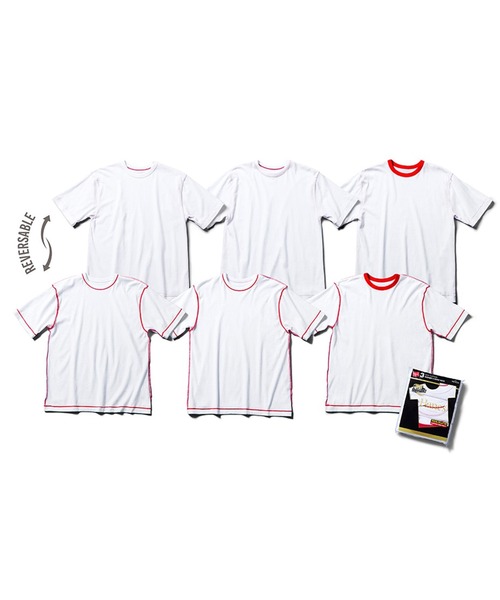 HANES(ヘインズ)の「【Hanes】dodojean 百々千晴さんコラボレーション リバーシブルTシャツ(Tシャツ/カットソー・レディース・レッド/ホワイト/ブラック・M)」の10枚目の写真