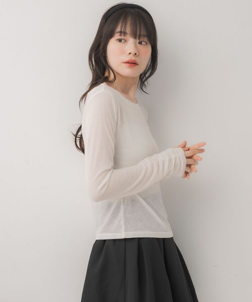 ems excite(エムズエキサイト)の「リボンビスチェ&インナーSET(Tシャツ/カットソー・レディース・ブラック/ダークグレー/ブラウン・FREE)」の13枚目の写真