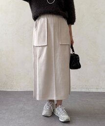 Chez toi（シェトワ）の「スエード×リブナロースカート（スカート）」