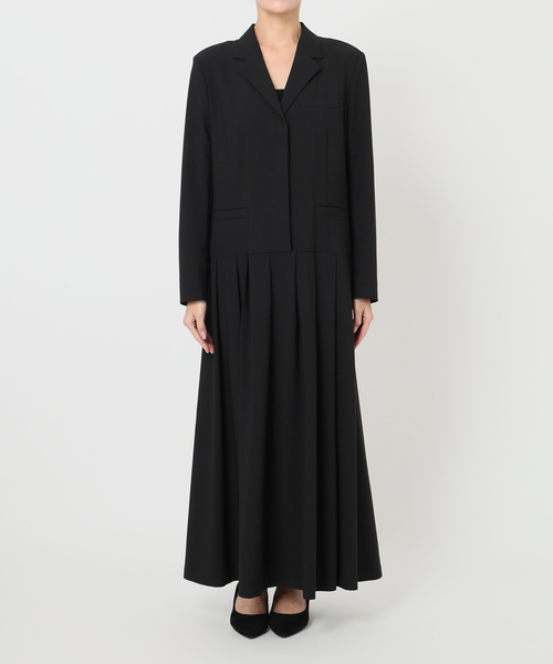 セール】TRストレッチタックワンピース（ワンピース）｜VERMEIL par