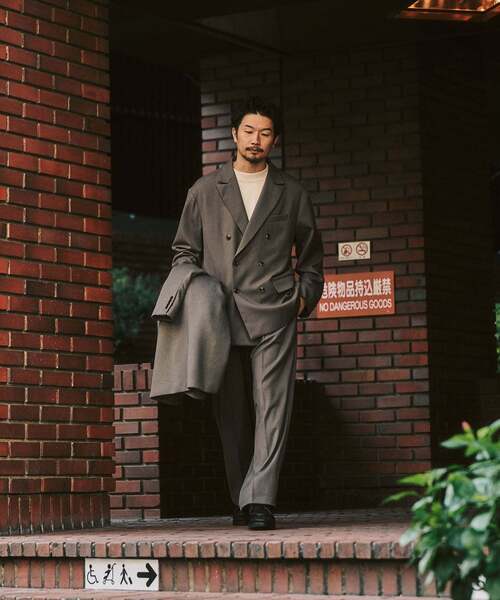 417 EDIFICE(フォーワンセブンエディフィス)の「T/Rツイル ダブルワイドセットアップ(セットアップ・メンズ・ブラック/ブラウン/コバルトブルー・SMALL/MEDIUM/LARGE)」の5枚目の写真