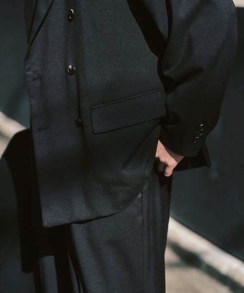 417 EDIFICE(フォーワンセブンエディフィス)の「T/Rツイル ダブルワイドセットアップ(セットアップ・メンズ・ブラック/ブラウン/コバルトブルー・SMALL/MEDIUM/LARGE)」の17枚目の写真