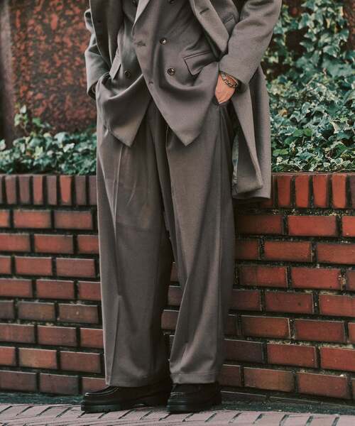 417 EDIFICE(フォーワンセブンエディフィス)の「T/Rツイル ダブルワイドセットアップ(セットアップ・メンズ・ブラック/ブラウン/コバルトブルー・SMALL/MEDIUM/LARGE)」の22枚目の写真