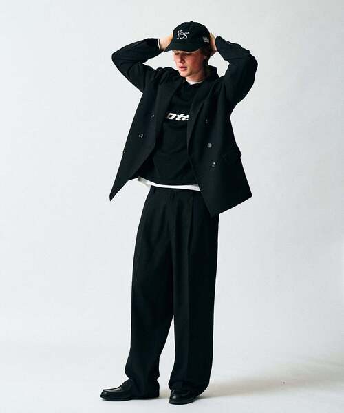 417 エディフィス（417 EDIFICE）/T/Rツイル  ダブルワイドセットアップ セール】T/Rツイル ダブルワイドセットアップ（セットアップ）｜417