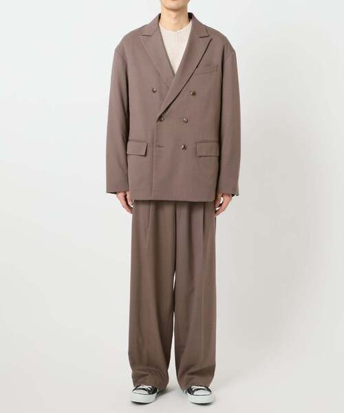 【R♡︎】　TODAYFUL2点セット セール】T/Rツイル ダブルワイドセットアップ（セットアップ）｜417