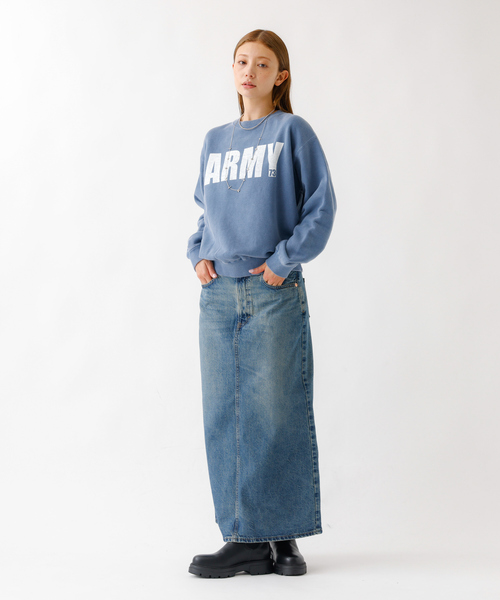 Johnbull(ジョンブル)の「【JOHNBULL/ジョンブル】クルースウェット/トップス/スウェット【WEB限定】(スウェット・レディース・ネイビー/スミクロ・フリー)」の7枚目の写真