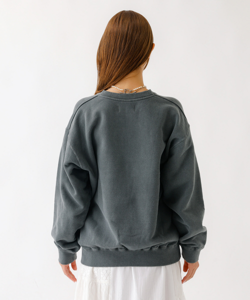 Johnbull(ジョンブル)の「【JOHNBULL/ジョンブル】クルースウェット/トップス/スウェット【WEB限定】(スウェット・レディース・ネイビー/スミクロ・フリー)」の12枚目の写真