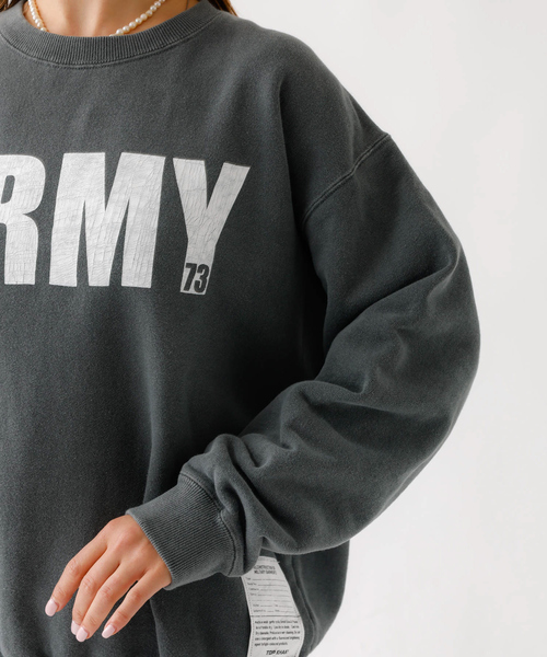 Johnbull(ジョンブル)の「【JOHNBULL/ジョンブル】クルースウェット/トップス/スウェット【WEB限定】(スウェット・レディース・ネイビー/スミクロ・フリー)」の14枚目の写真