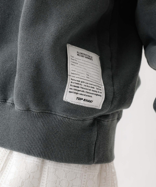 Johnbull(ジョンブル)の「【JOHNBULL/ジョンブル】クルースウェット/トップス/スウェット【WEB限定】(スウェット・レディース・ネイビー/スミクロ・フリー)」の17枚目の写真