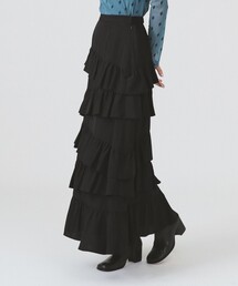 アシンメトリー」に該当するスカート（ブラック/黒色系）ファッション