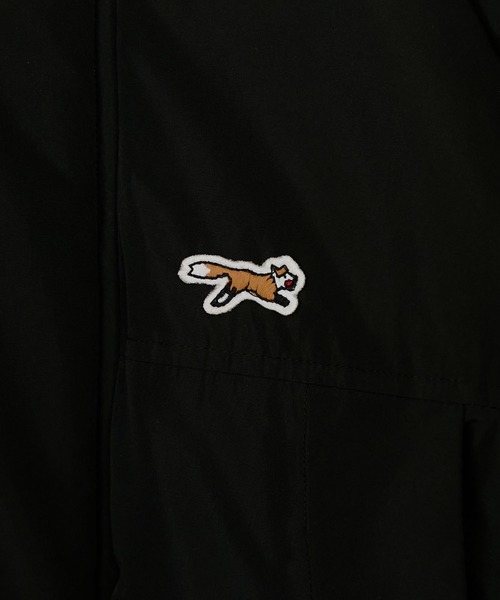 MONO-MART(モノマート)の「PENNEYS/ペニーズ 別注 <撥水/防風> THE FOX ロゴ ワンポイント刺繍 ドロスト 中綿モンスターブルゾン(ダウンジャケット/コート・レディース・ブラック/アイボリー/ライトカーキ/ベージュ・M/L)」の7枚目の写真