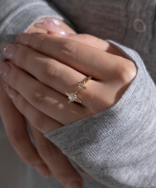 apres jour mignon(アプレジュールミニョン)の「【apresjour mignon×ARIAZ】スターリング(リング・レディース・ゴールド/シルバー・ONESIZE)」の2枚目の写真