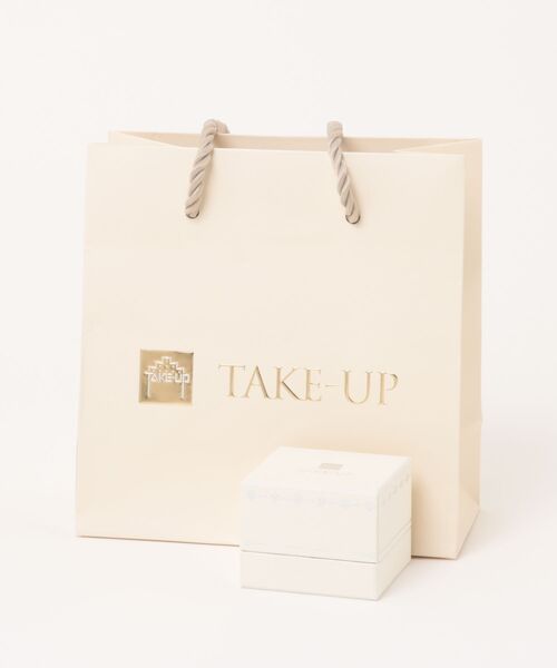 TAKE-UP（テイクアップ）の「【Lively】K10 ２石 スイングピアス( PG)（ピアス（両耳用）・レディース・ピンクゴールド・FREE）」の7枚目の写真