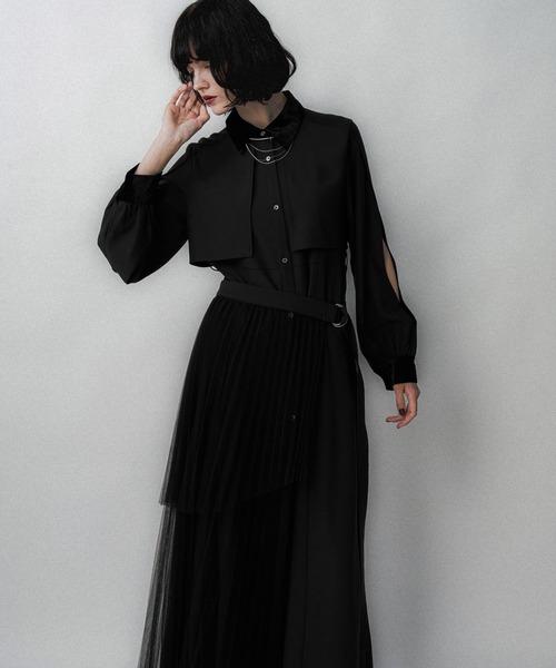 HARE プリーツスカート 黒/ベージュ クリーニング済み KOEISTORE プリーツスカート レディース 秋 冬 秋冬 黒 スカート