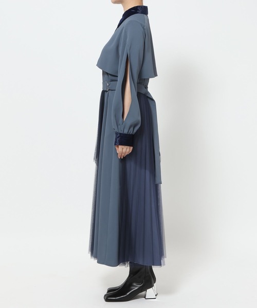 HARE（ハレ）の「2Pシアープリーツスカートツキワンピース(HARE