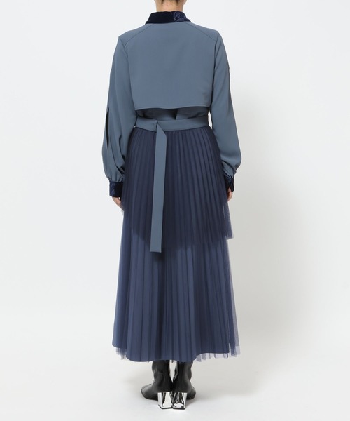 HARE（ハレ）の「2Pシアープリーツスカートツキワンピース(HARE)（ワンピース・レディース・ブルー/ブラック・FREE）」の22枚目の写真