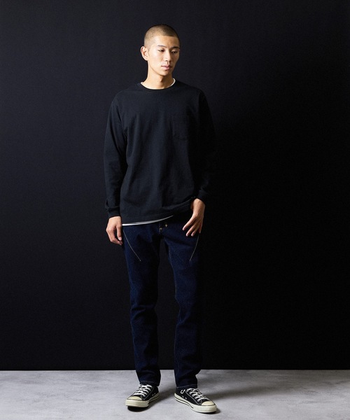NUMBER (N)INE(ナンバーナイン)の「TAPERED SKINNY DENIM JEANS ONE WASH/ テーパード スキニー デニムパンツ ワンウォッシュ(デニムパンツ・メンズ・インディゴブルー・2/3/4)」の19枚目の写真