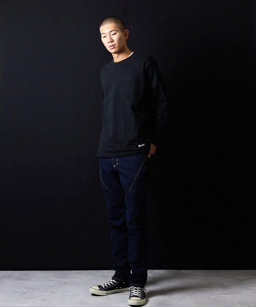 NUMBER (N)INE(ナンバーナイン)の「TAPERED SKINNY DENIM JEANS ONE WASH/ テーパード スキニー デニムパンツ ワンウォッシュ(デニムパンツ・メンズ・インディゴブルー・2/3/4)」の10枚目の写真
