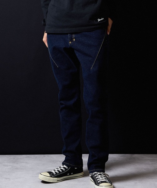 NUMBER (N)INE(ナンバーナイン)の「TAPERED SKINNY DENIM JEANS ONE WASH/ テーパード スキニー デニムパンツ ワンウォッシュ(デニムパンツ・メンズ・インディゴブルー・2/3/4)」の14枚目の写真