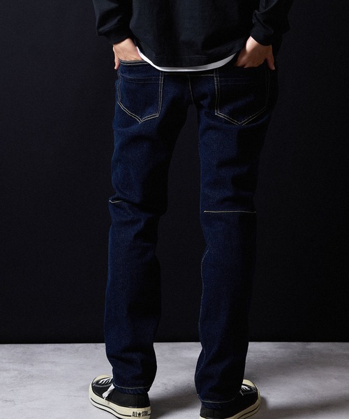 NUMBER (N)INE(ナンバーナイン)の「TAPERED SKINNY DENIM JEANS ONE WASH/ テーパード スキニー デニムパンツ ワンウォッシュ(デニムパンツ・メンズ・インディゴブルー・2/3/4)」の15枚目の写真