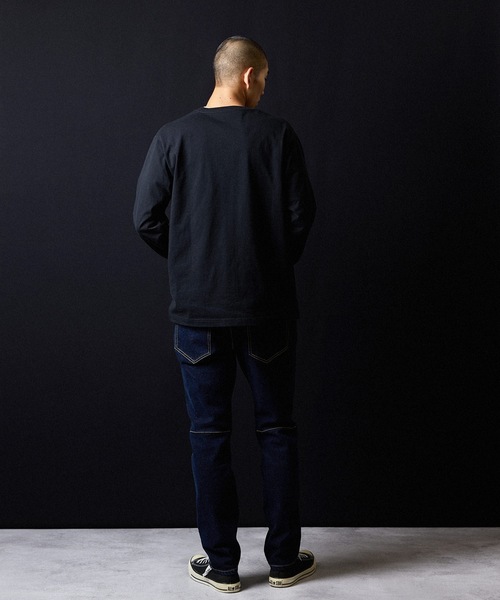 NUMBER (N)INE(ナンバーナイン)の「TAPERED SKINNY DENIM JEANS ONE WASH/ テーパード スキニー デニムパンツ ワンウォッシュ(デニムパンツ・メンズ・インディゴブルー・2/3/4)」の11枚目の写真