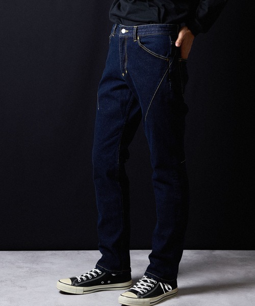 NUMBER (N)INE(ナンバーナイン)の「TAPERED SKINNY DENIM JEANS ONE WASH/ テーパード スキニー デニムパンツ ワンウォッシュ(デニムパンツ・メンズ・インディゴブルー・2/3/4)」の17枚目の写真