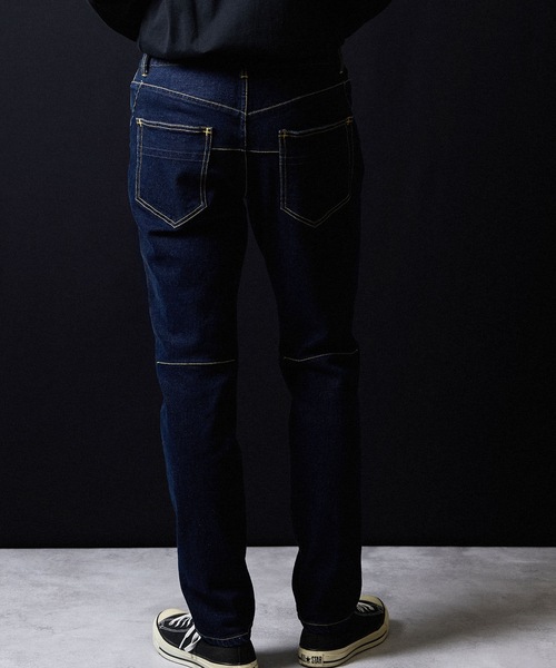 NUMBER (N)INE(ナンバーナイン)の「TAPERED SKINNY DENIM JEANS ONE WASH/ テーパード スキニー デニムパンツ ワンウォッシュ(デニムパンツ・メンズ・インディゴブルー・2/3/4)」の18枚目の写真